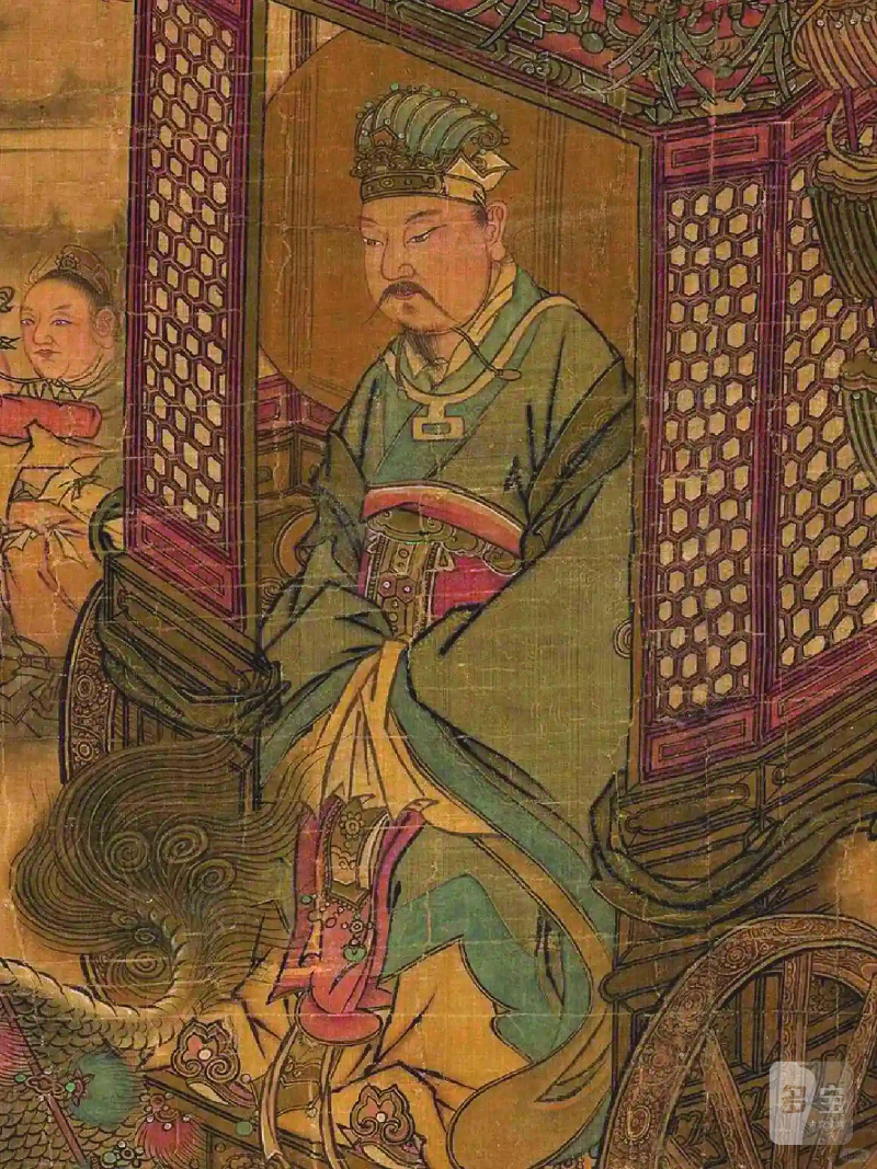明 仙官出巡赴会人物故事纹镜 - 图10